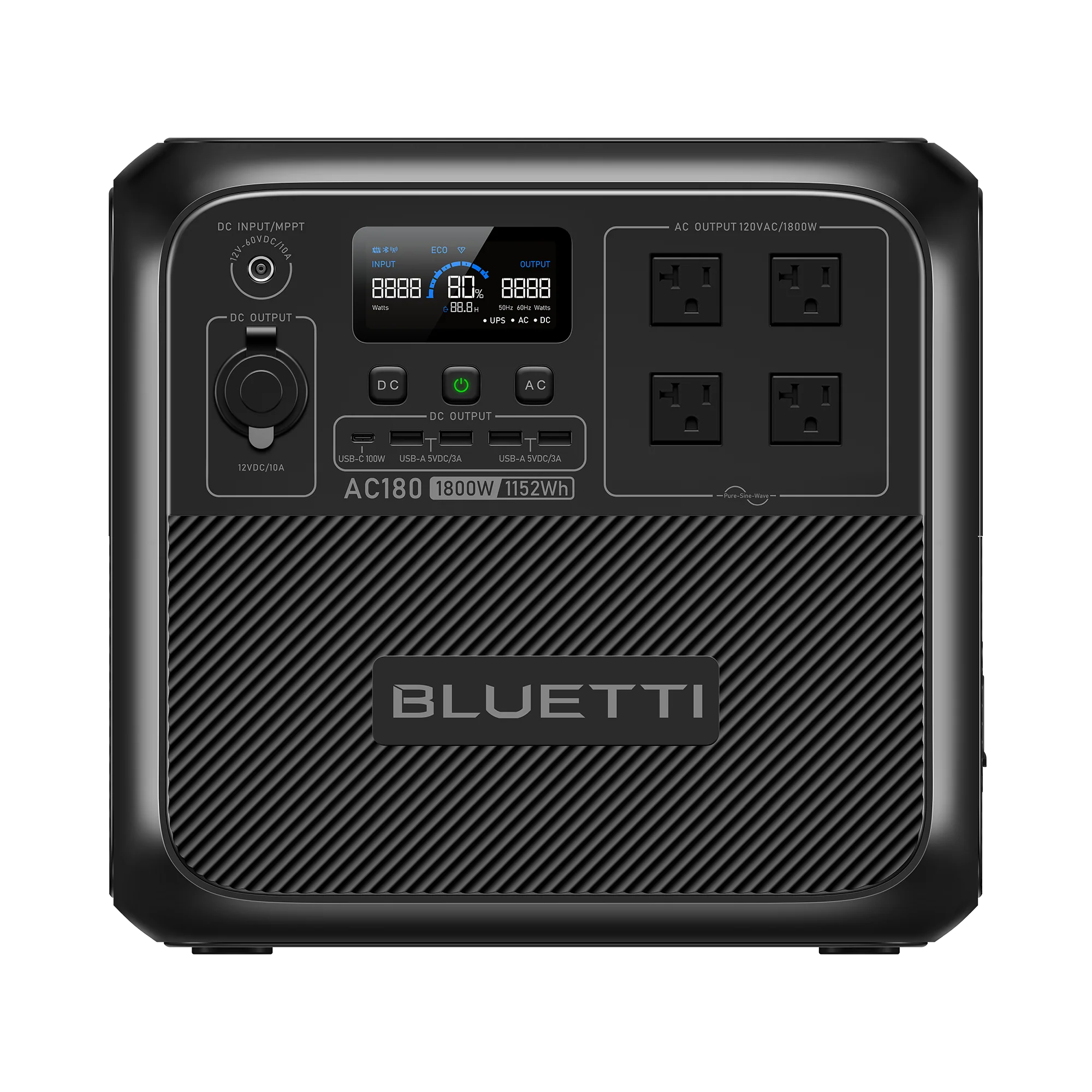 BLUETTI AC180 Solar Portable Power Station