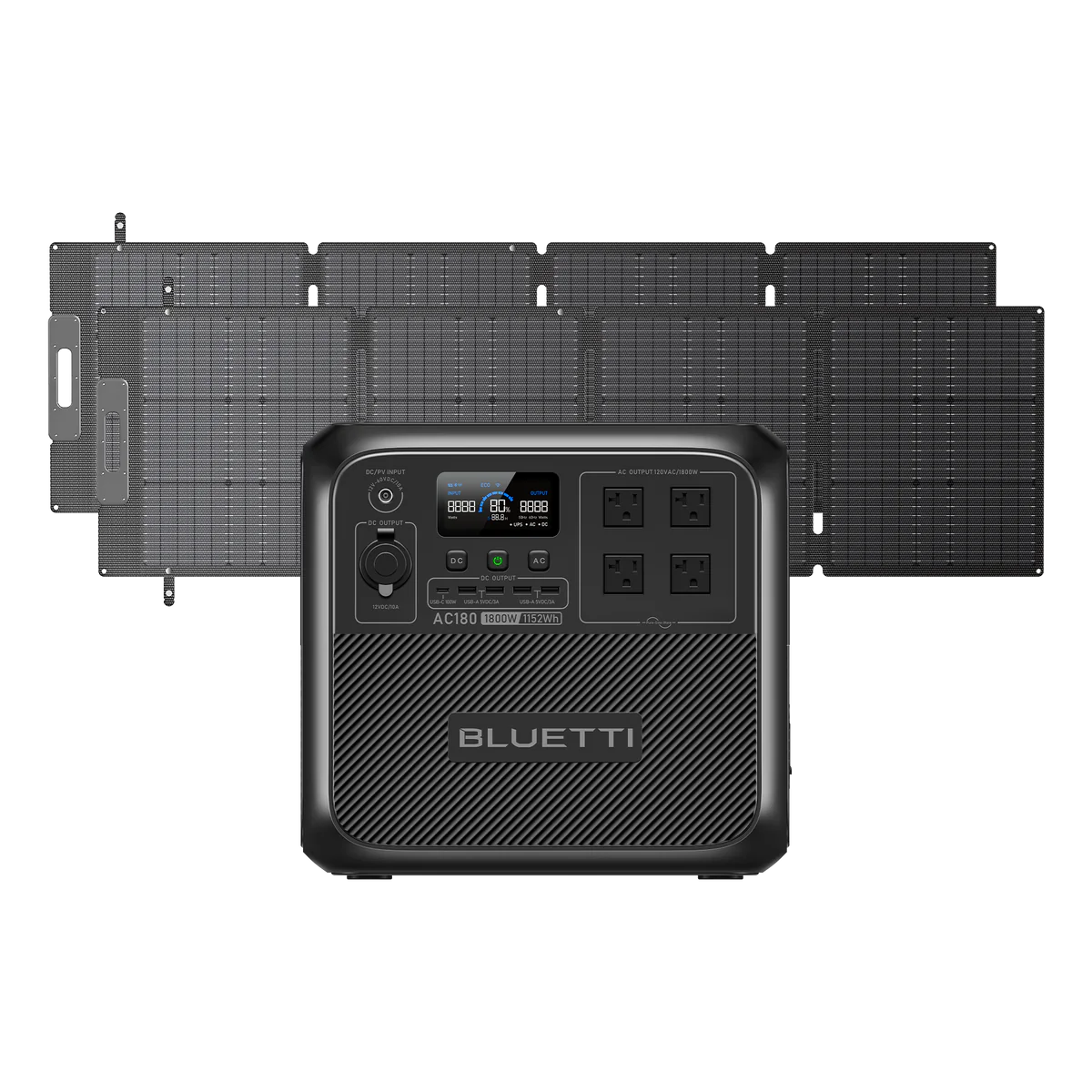 BLUETTI AC180 Solar Portable Power Station